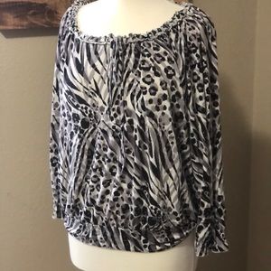 Willi Smith Leopard Print Top